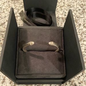 David Yurman Cable Bracelet with Pearls & Diamonds